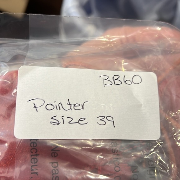 Pointer Red Suede Side Zip Booties with Back Lace Up - Picture 9 of 9